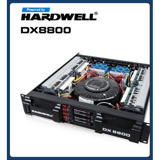 Power Amplifier Audio Hardwell DX 8800 - DX8800 Professional Power Amp 4 Channel Original