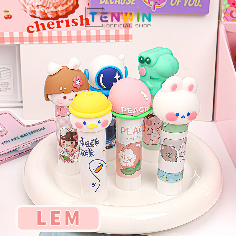 

Glue Stick Lem padat kartun lucu / Lem Stik Daya Rekat Kuat dan Tidak Beracun