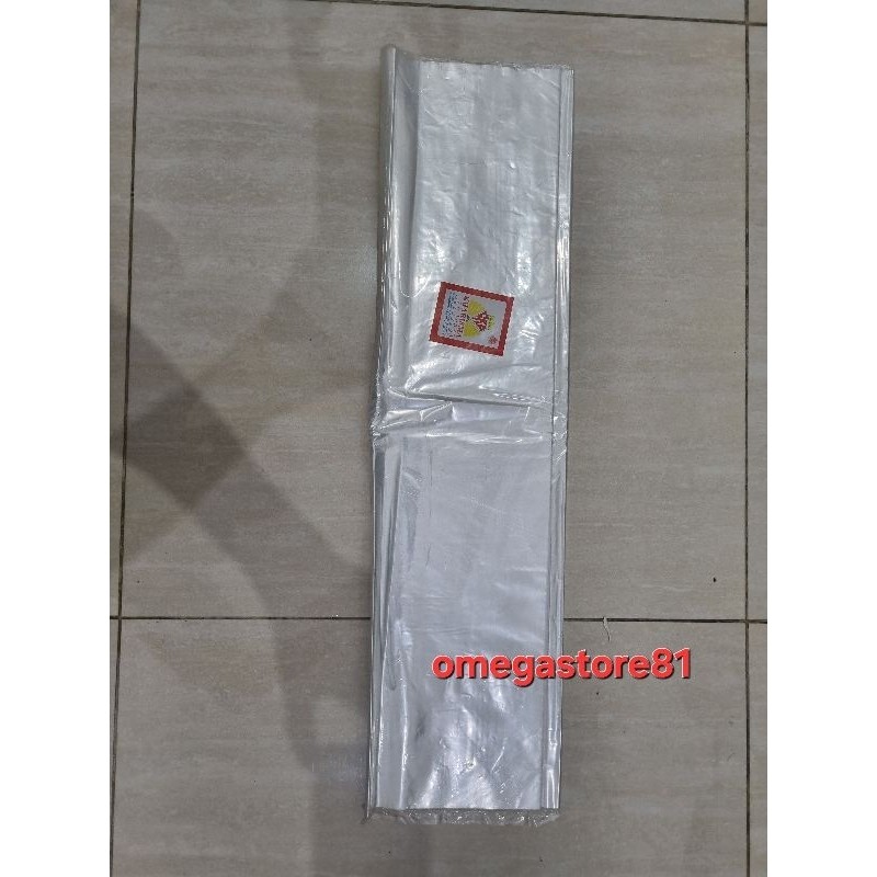 Kantong plastik PP bening, plastik laundry ukuran 60x100 tebal 0.3