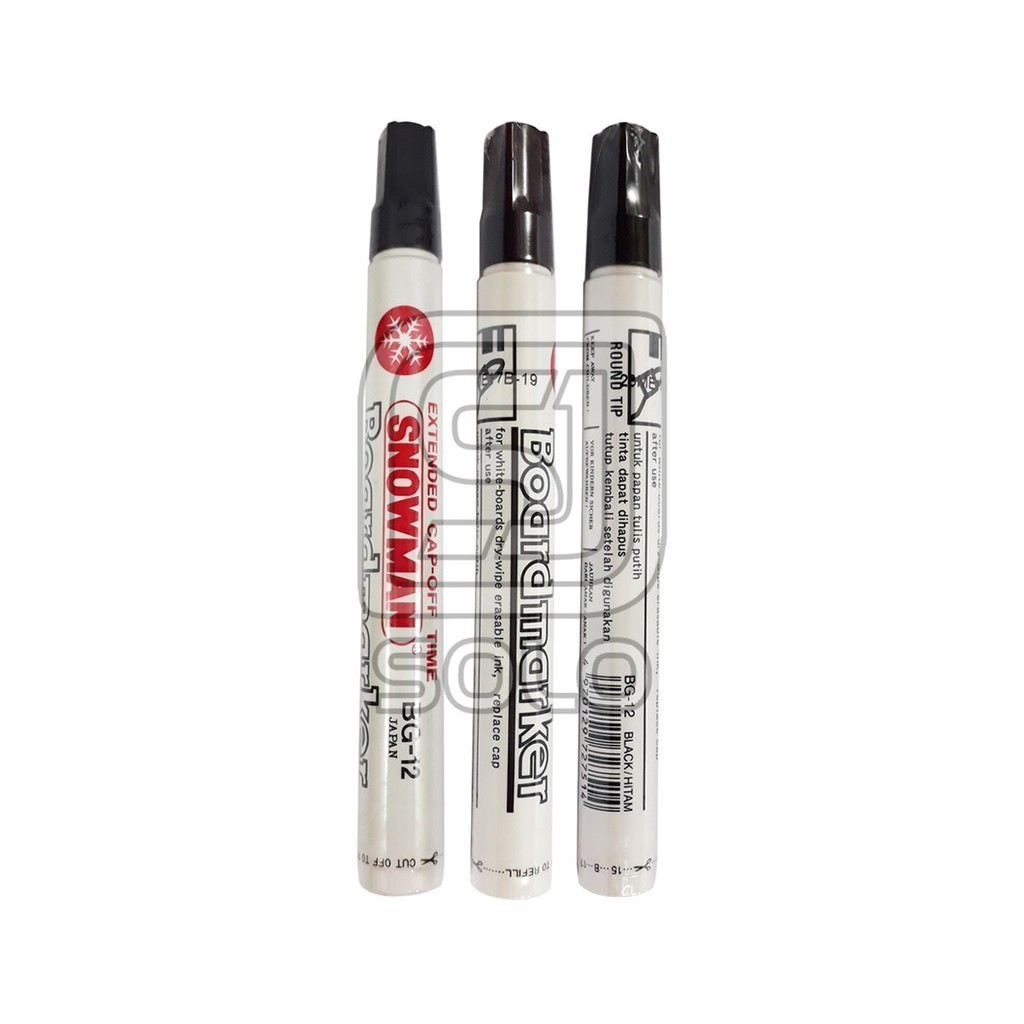 

Spidol Whiteboard Marker SNOWMAN ABG-12 M&G AWMY2271 AWMY22R2