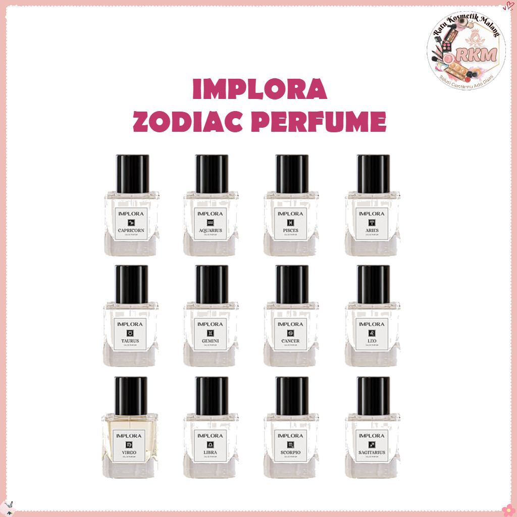IMPLORA Zodiac Series Eau De Parfum | EDP Parfume Badan Women Men Unisex