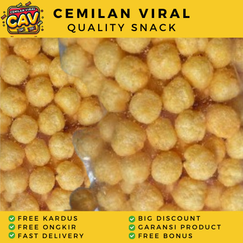 

CAV CIKI BALL KEJU 1kg Snack Cheese ball Bola Keju Cemilan Keju Snack Rasa Keju Makanan Ringan Viral