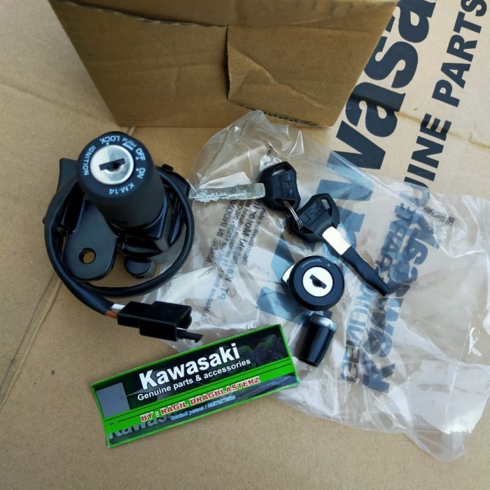 kunci kontak set w175 w 175 original kawasaki