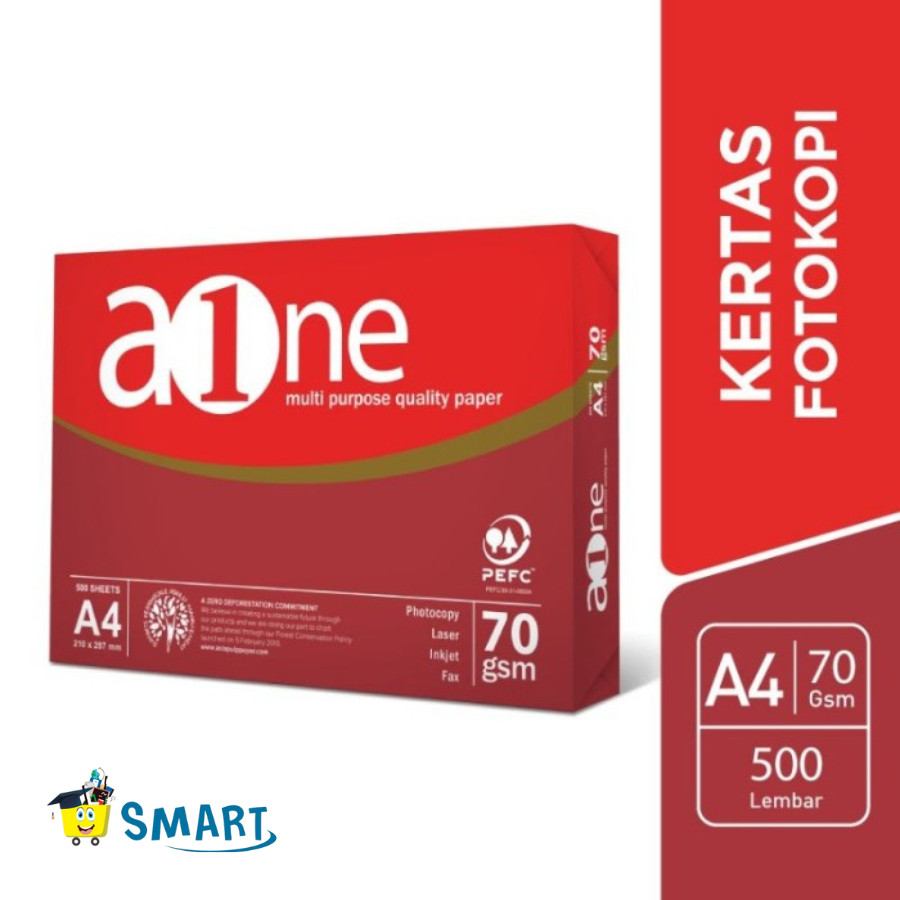 

KERTAS HVS A1NE 70 GRAM A4 / AONE KERTAS HVS 70 GSM A4 1 RIM