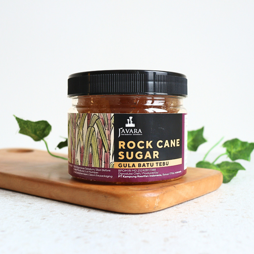 

250G GULA BATU, NATURAL ROCK SUGAR - JAVARA