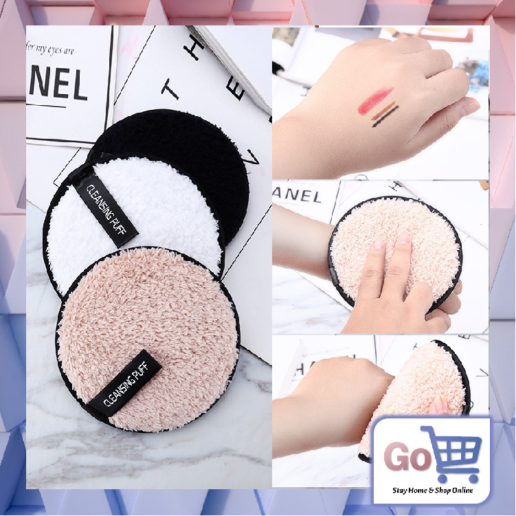 Go - F1250 Sponge Make up Remover / Cleansing Puff / Spons Pembersih Wajah / Spon Cuci Muka