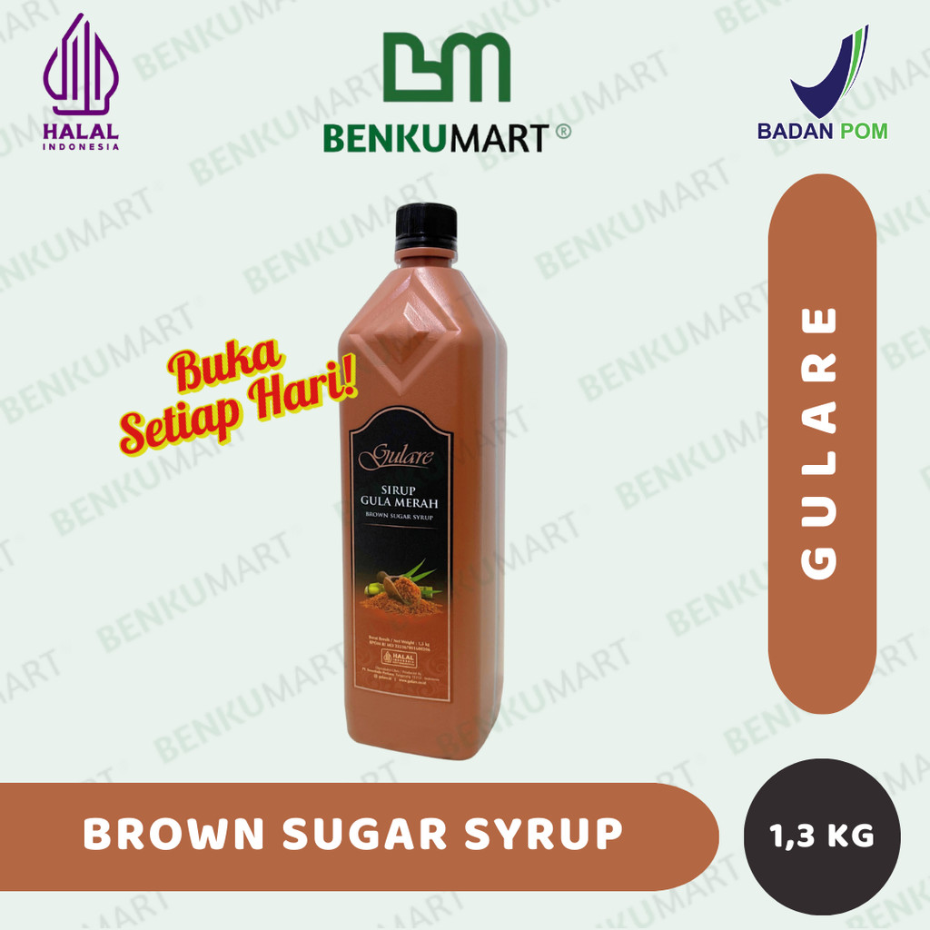 

Gulare Brown Sugar Syrup - Gula Merah Cair 1,3 Kg