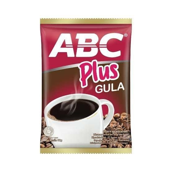

Kopi abc plus gula sachet isi 5