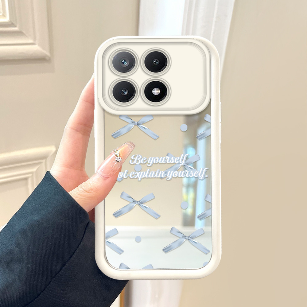 Casing Hp Untuk Xiaomi Poco X6 Pro 5G Cassing Soft Cesing Mirror JZ Bow 8215 Softcase Silikon Phone 