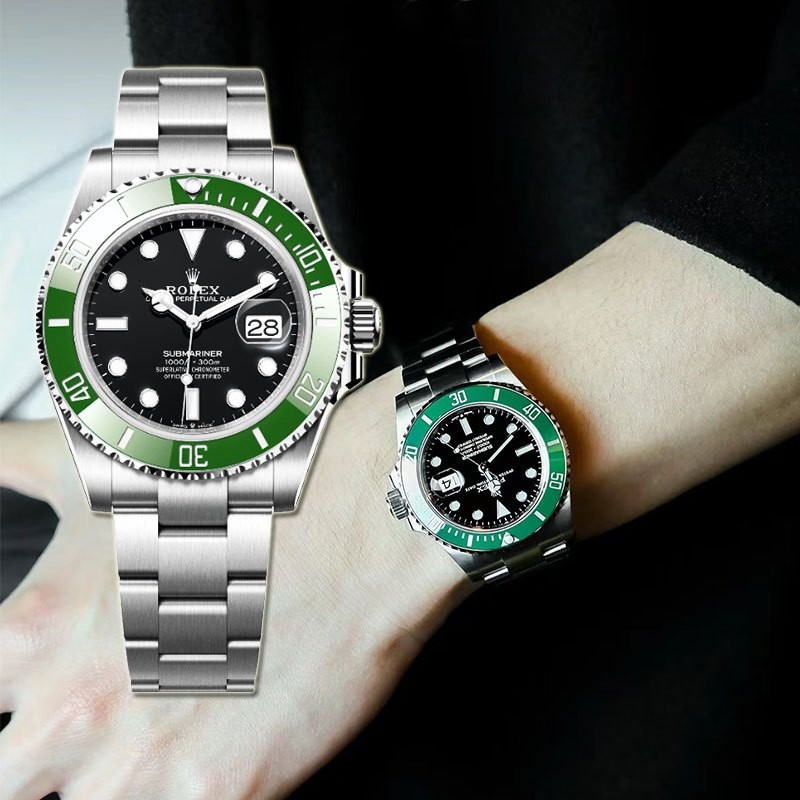 Rolex【100% ASLI ROLEX】Jam Tangan Rolex Pria Rolex Submariner Jam Tangan M126610lv-0002 Automatic 18K