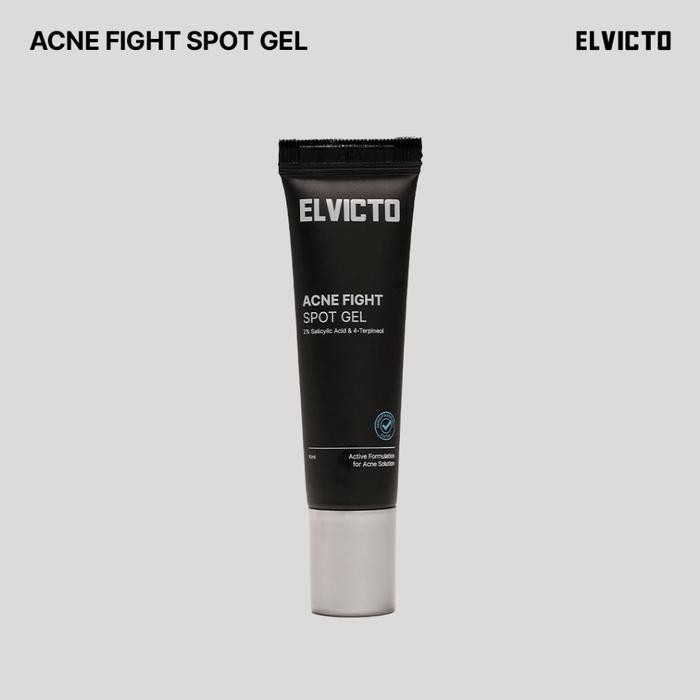 ELVICTO PAKET ACNE DEFENSE | ACNE SERUM, ACNE FIGHT SPOT GEL | Paket Perawatan Pria untuk Kulit Waja