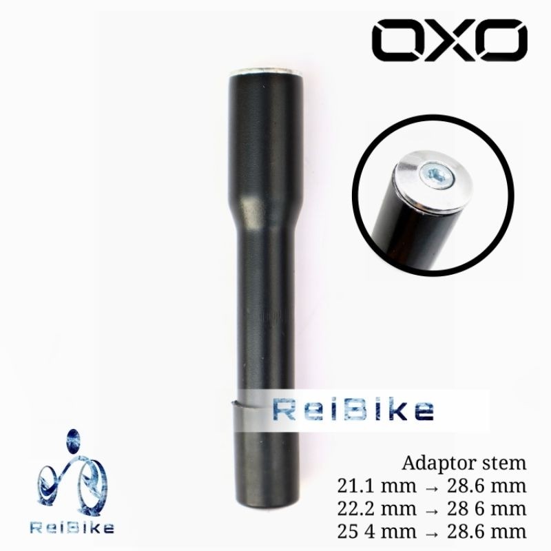 ORIGINAL Adaptor stem 21.1 22.2 25.4 to 28.6 oversize sepeda BMX federal MTB merk oxo kh-85