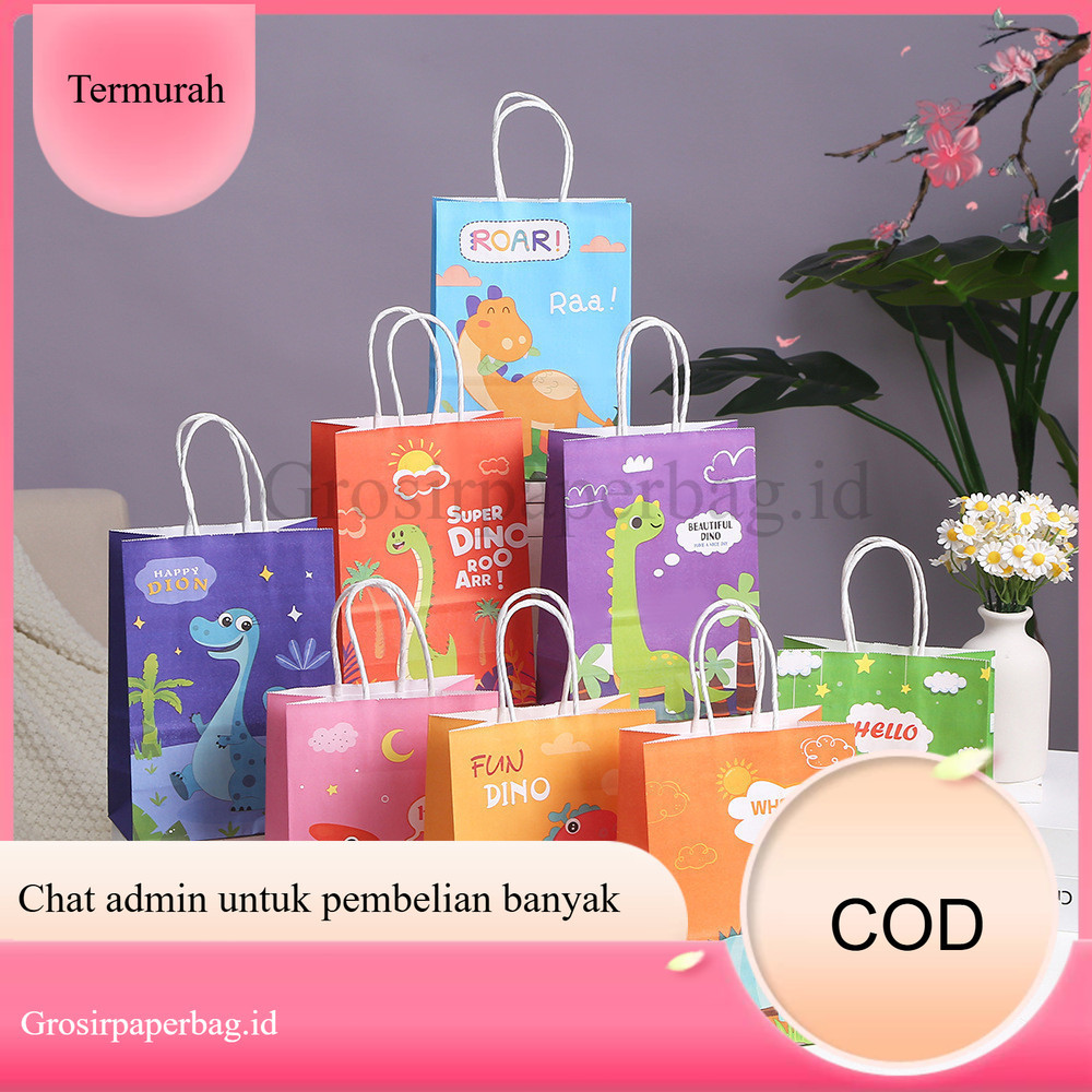 

Tas Kado Paper Bag Goodie Bag Hadiah Souvenir Motif Unicorn Tas Ulang Tahun Anak Lucu
