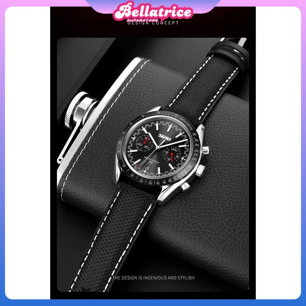 Jam Tangan Analog Tachymeter Waterproof - SKMEI 9292