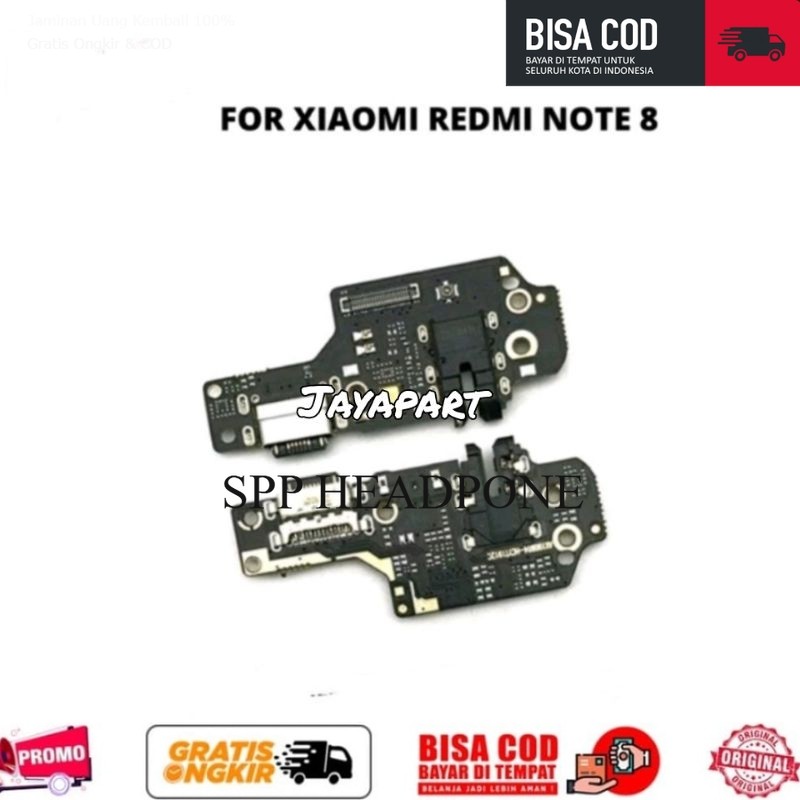 Papan cas fleksibel charger redmi note 8 konektor original