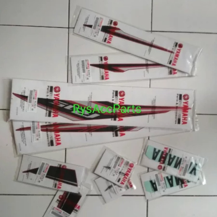 striping stripping stiker yamaha R15 V3 Merah Doff
