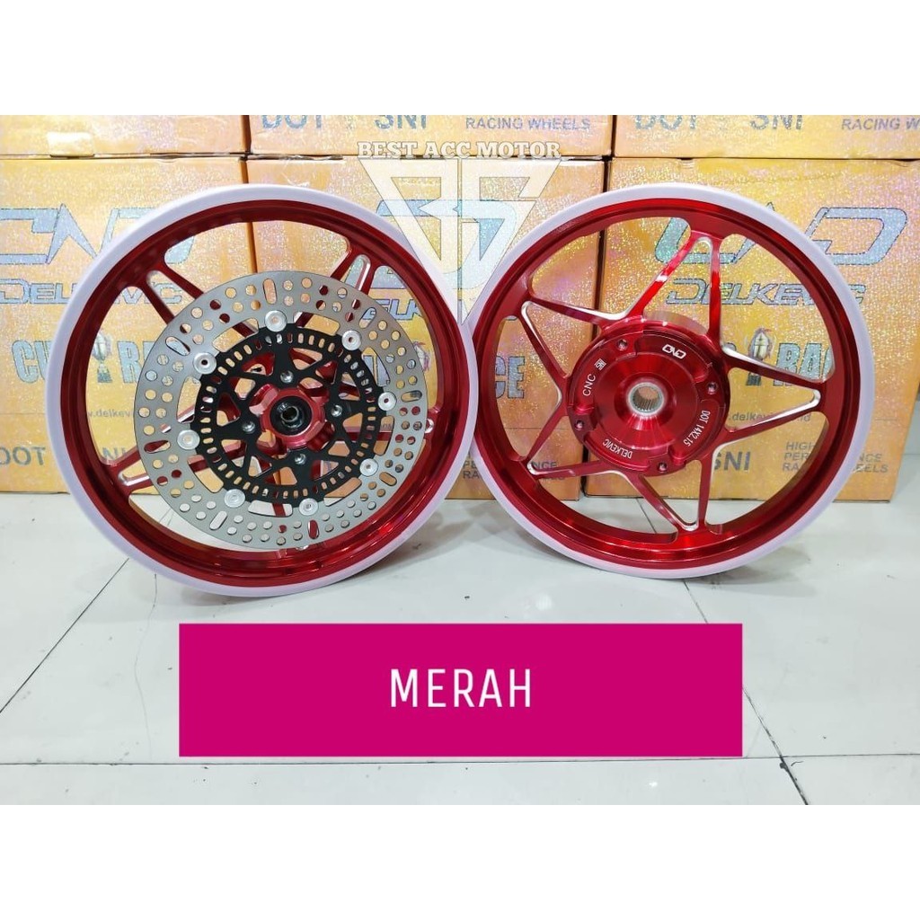 VELG DELKEVIC DND VARIO 160 ABS + CAKRAM model X-1 V SPEED Original VELG DELKEVIC BINTANG