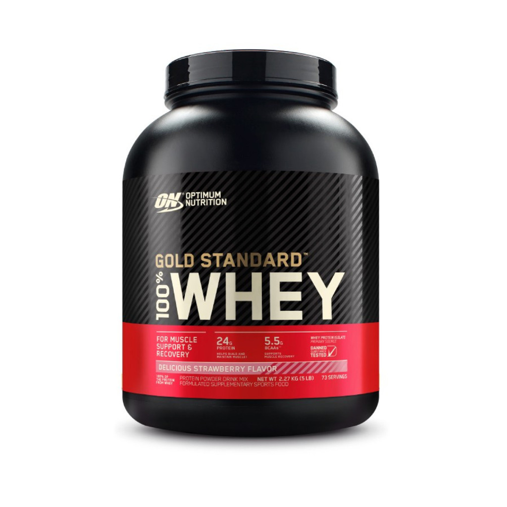 

Optimum Nutrition Whey Gold Standard 5 Lb Strawberry Flavor