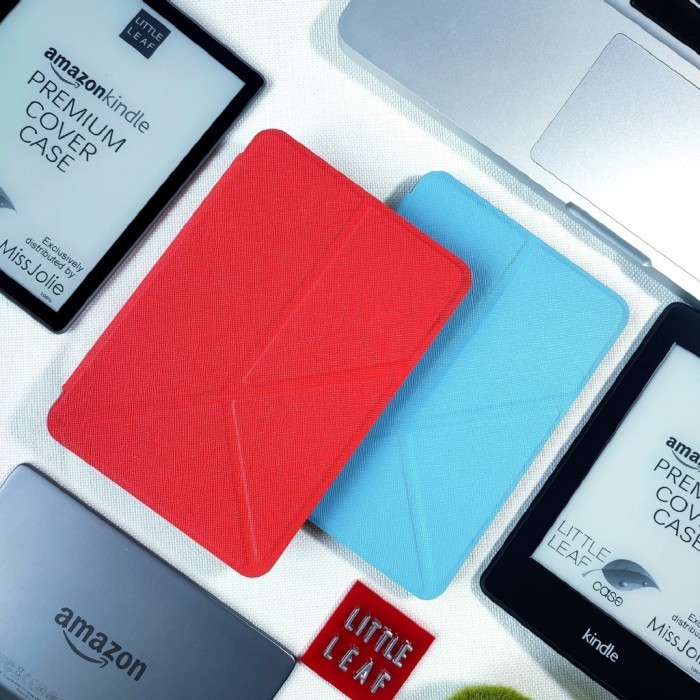 

promo -orami kindle paperwhite 11th 2021 generation smart folio cover case - Orange, Kindle 11th