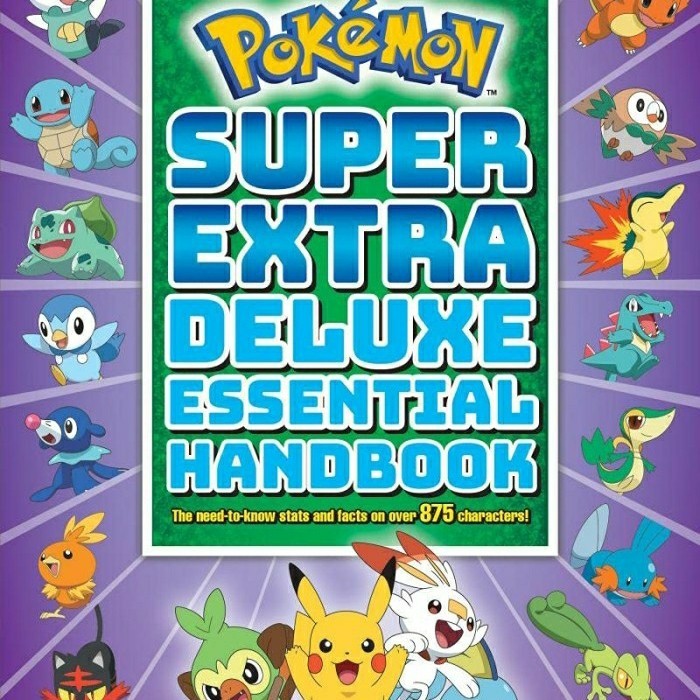 

promo -BUKU BOOK POKEMON Super Extra Deluxe Essential Handbook 900 Characters