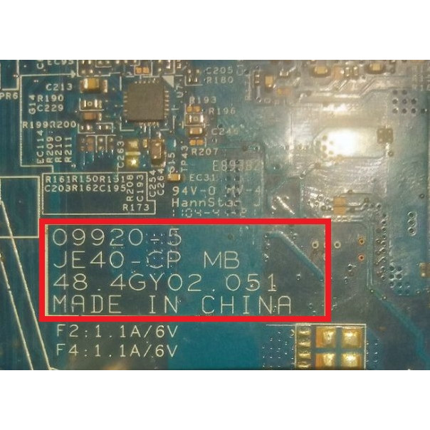 IC BIOS Acer Aspire 4740Z 4741 4741G 09920-5 JE40-CP MB 48.4GY02.051