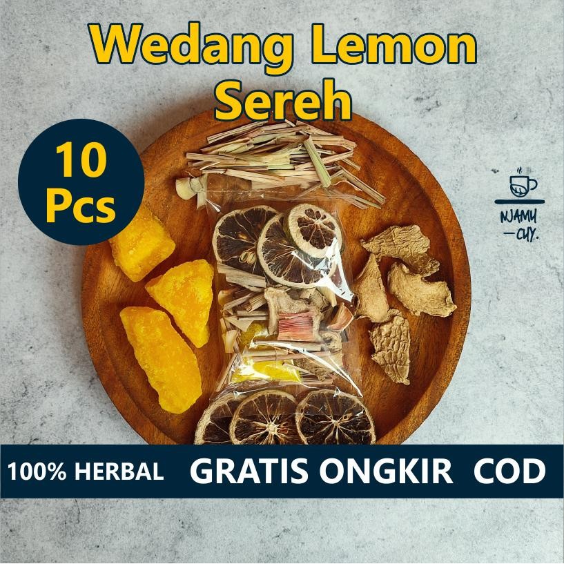 

PROMO 10 Pcs Wedang Lemon Sereh Untuk Imun Booster Untuk Daya Tahan Tubuh Herbal Alami Njamucuy rimpang jsr teh sehat Tea
