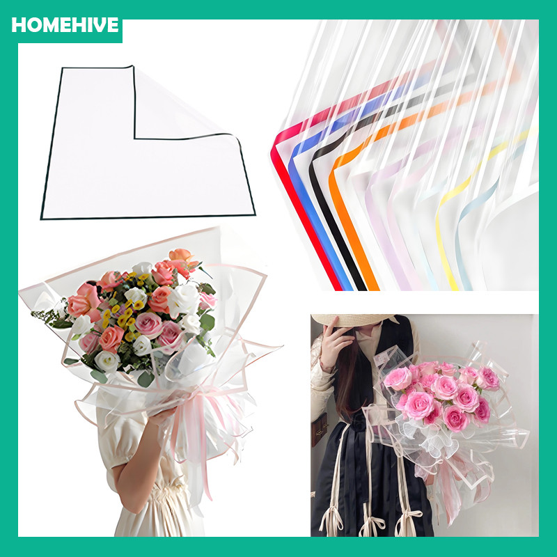

Kertas Bungkus Buket Bunga Transparan / Flower Wrapping Paper Clear Transparant / Cellophane Bucket Wrapping Paper / Bungkus Buket Korea / Wrapping Paper Waterproof