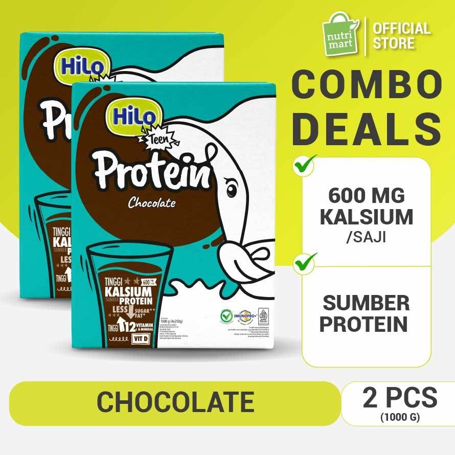 

Twin Pack - HiLo Teen Chocolate 1000 gram - Susu Tinggi Kalsium