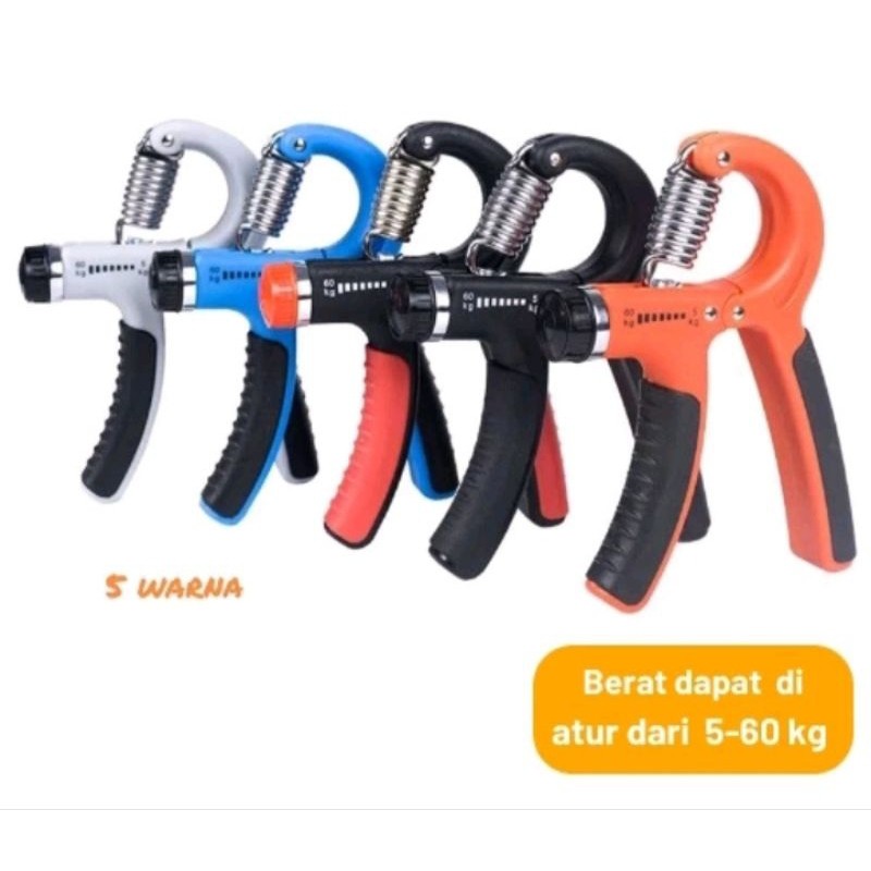 Terbaru~ Hand Grip Alat Fitnes Olahraga Tangan pegangan karet bisa COD