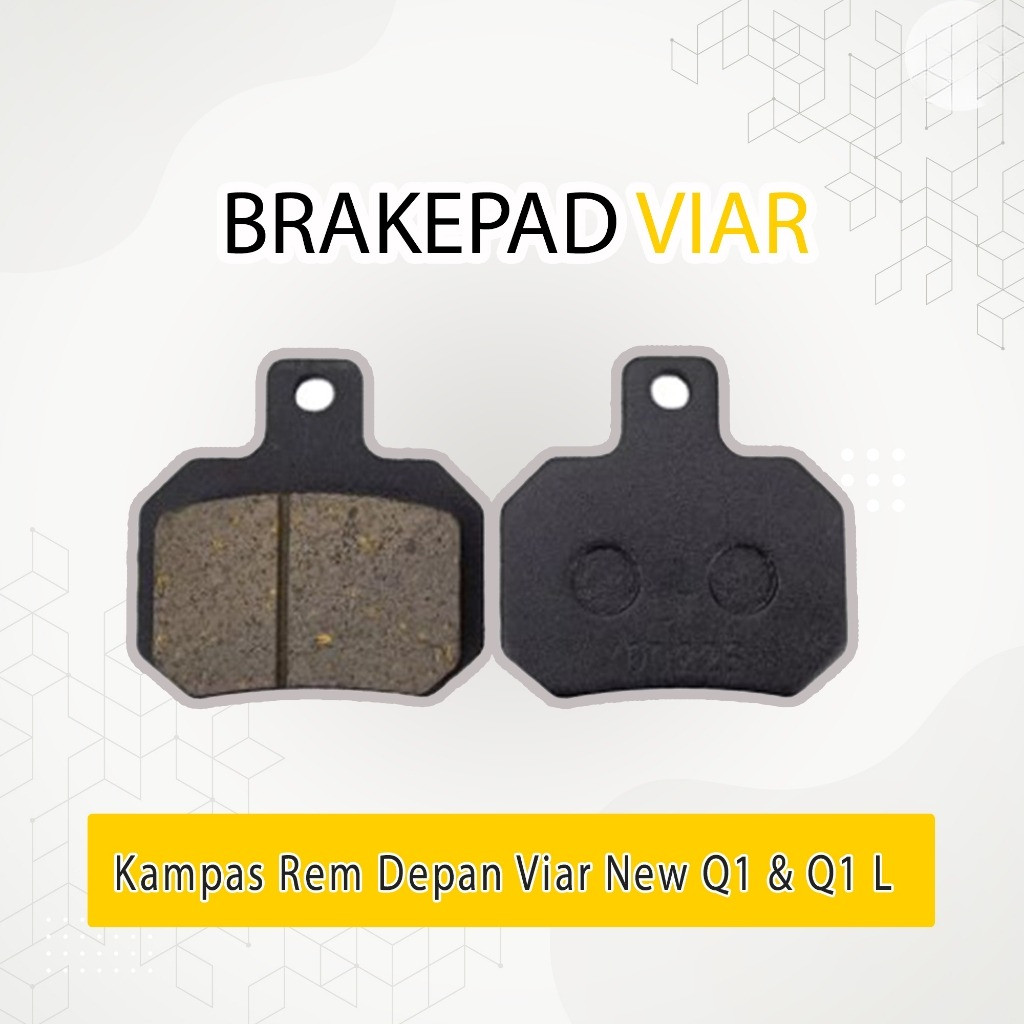 Kampas Rem Motor Listrik Viar New Q1 & Q1L