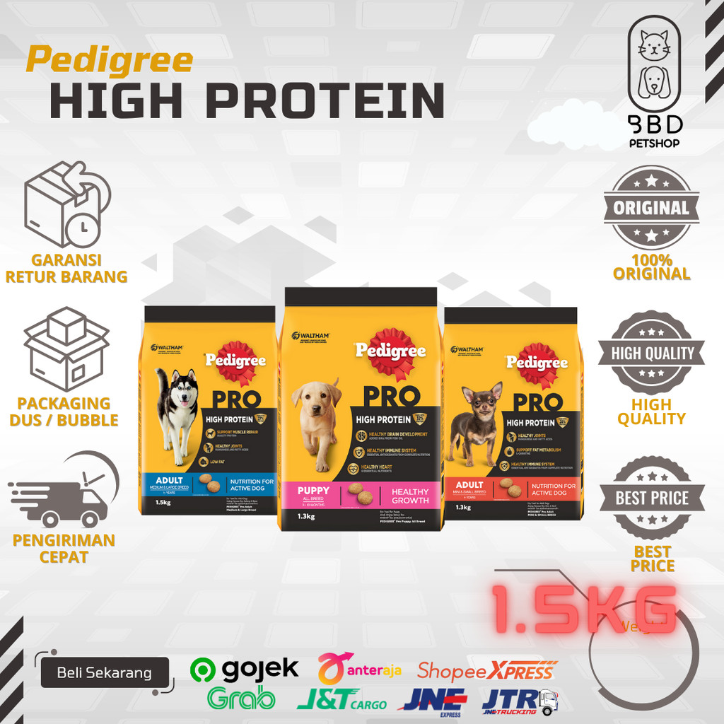 Pedigree Pro High Protein 1.3kg