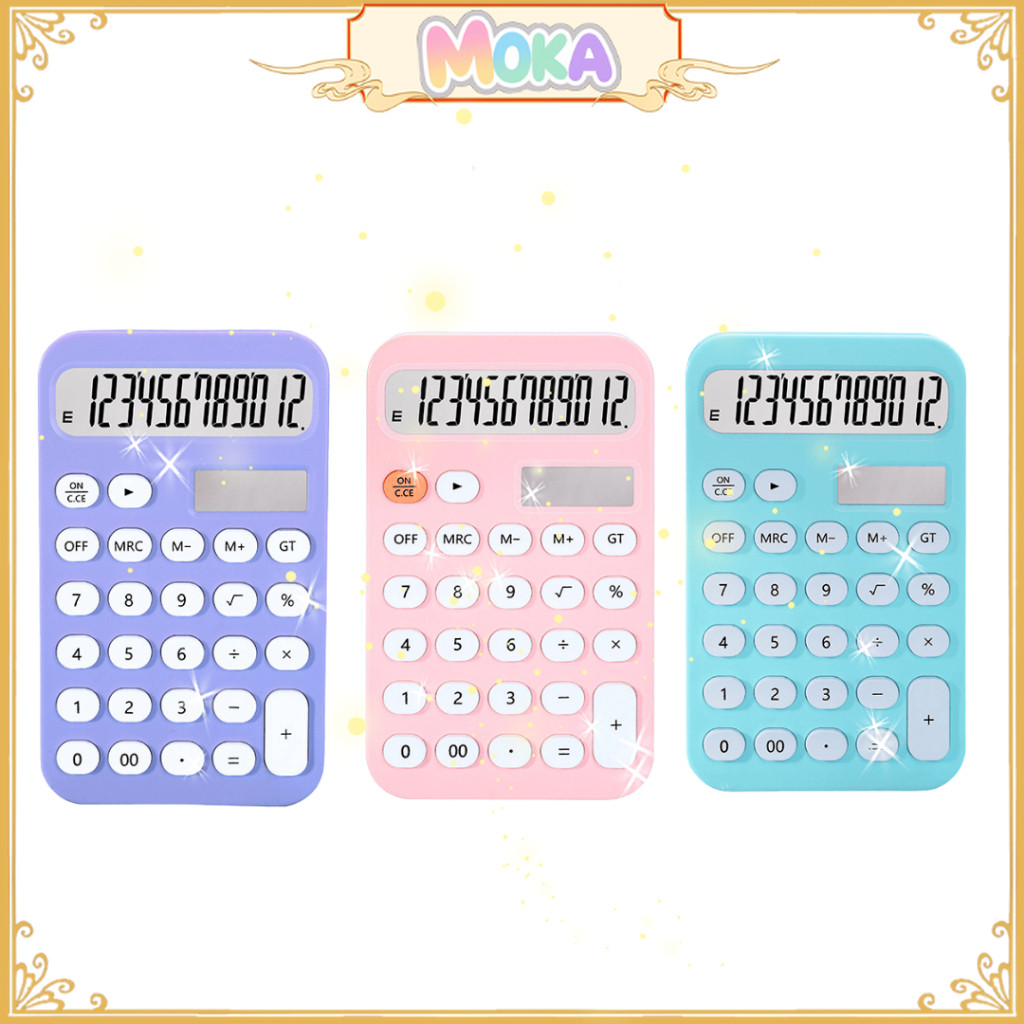 

MOKA Kalkulator 12 Digit Akuntansi Dagang Dengan Display Besar Dan Fungsi Check And Correct MKP13C