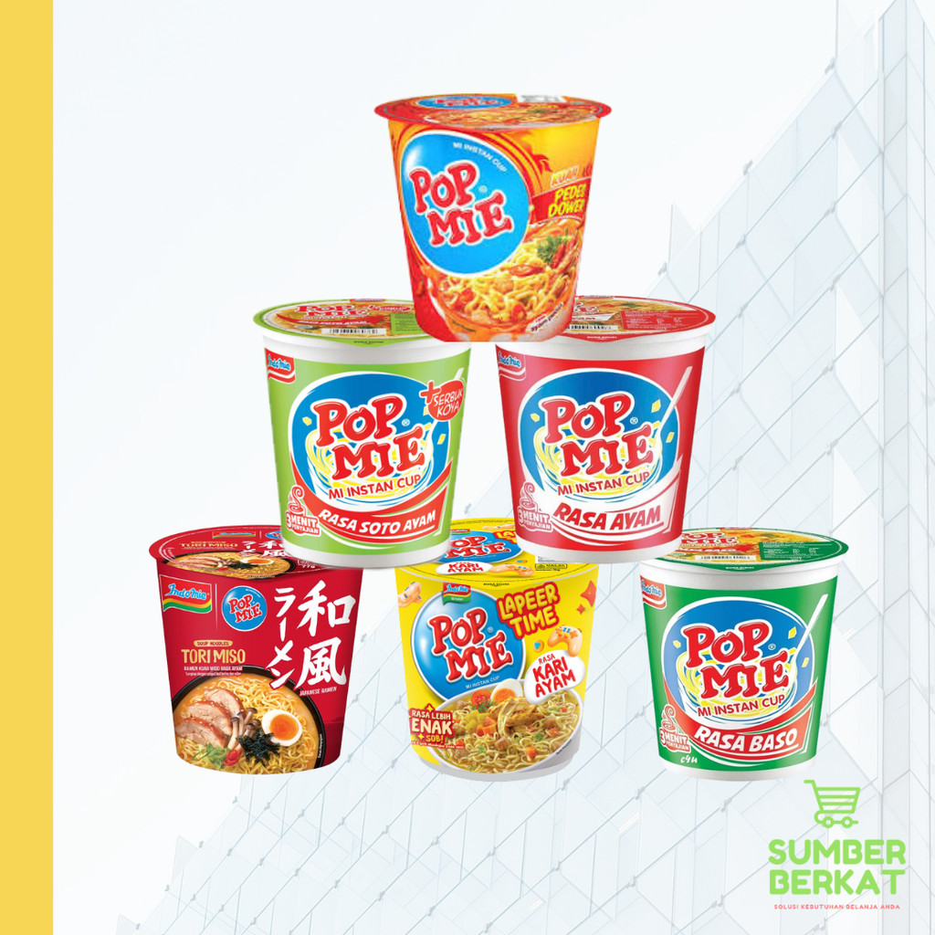 

3 PCS POP MIE KUAH DAN GORENG