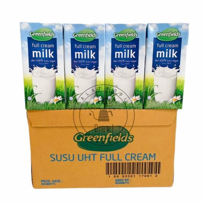

Susu UHT Greenfields 1000ml (1 Karton) / UHT Greenfields 1 karton isi 12 pcs