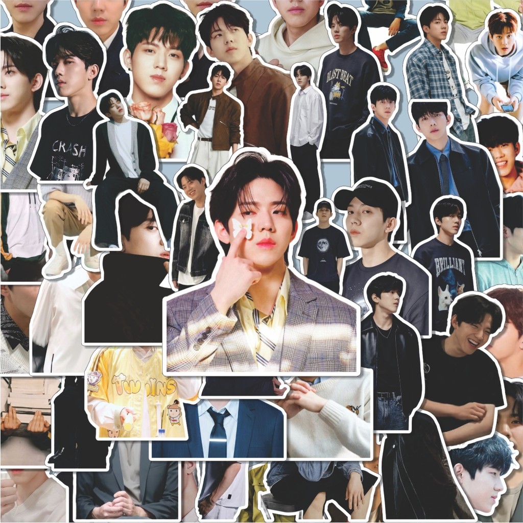 

100PCS Lucu Stiker Day6 Do Woon (Yoon Do Woon) Stiker Aesthetic Stiker Anti Air Stikers Berperekat Waterproof sticker decal buat Motor Helm Buku Journal Koper Casing HP Laptop Botol Minum Hadiah anak