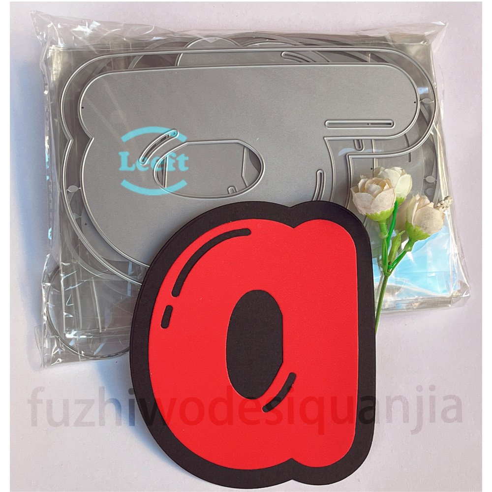 

15-25cm 26pcs Lowercase Letters Metal Cutting Die Stencil Template for DIY Embossing Paper Gift Card Making Scrapbooking