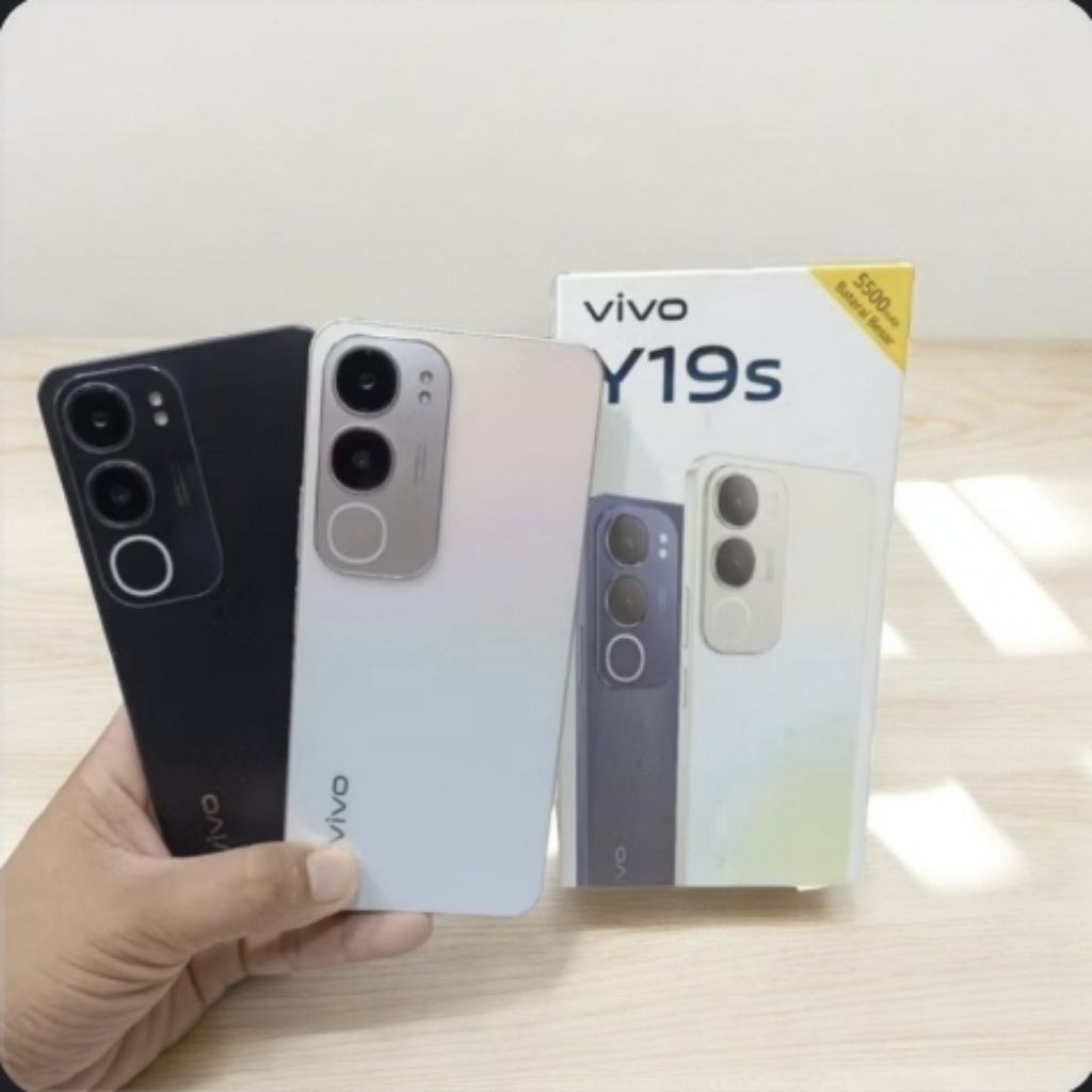 hp second vivo y19s versi ram 4 64gb lengkap siap pakai