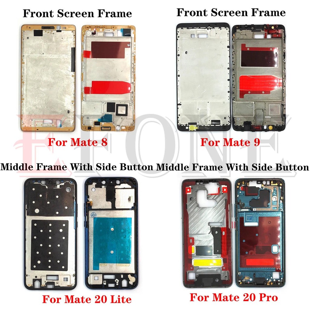Best Quality For Huawei Mate 7 8 9 20 Pro Lite Middle Frame Housing Front LCD Screen Bezel Plate Pan