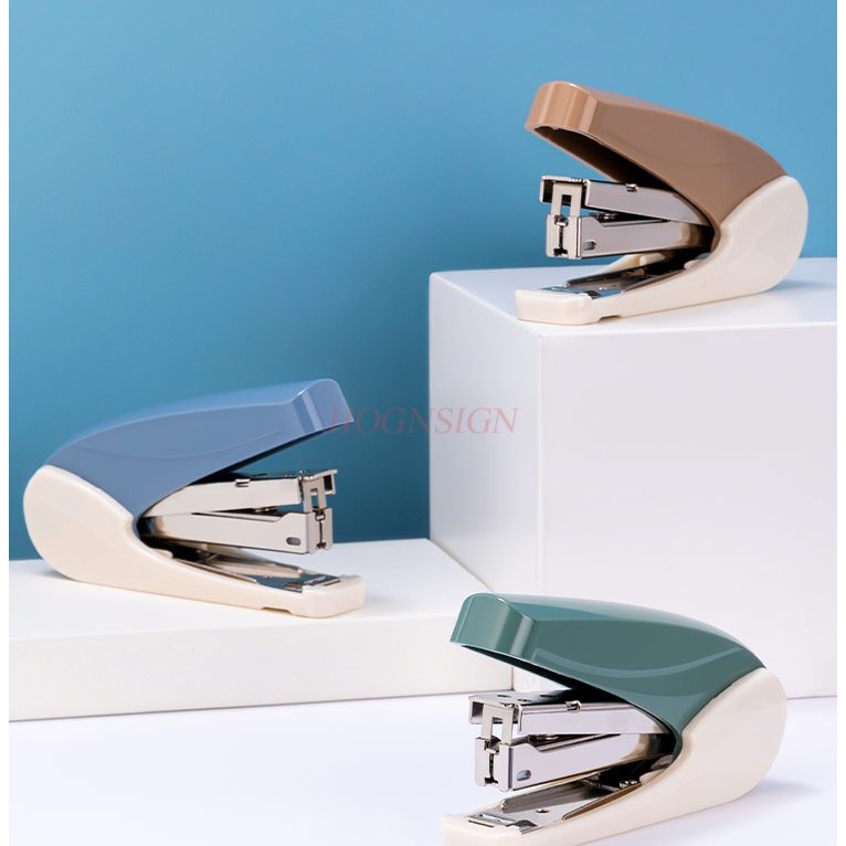 

Effortless stapler, portable student specific notebook stapler, high aesthetic value, small size stapler, color stapler