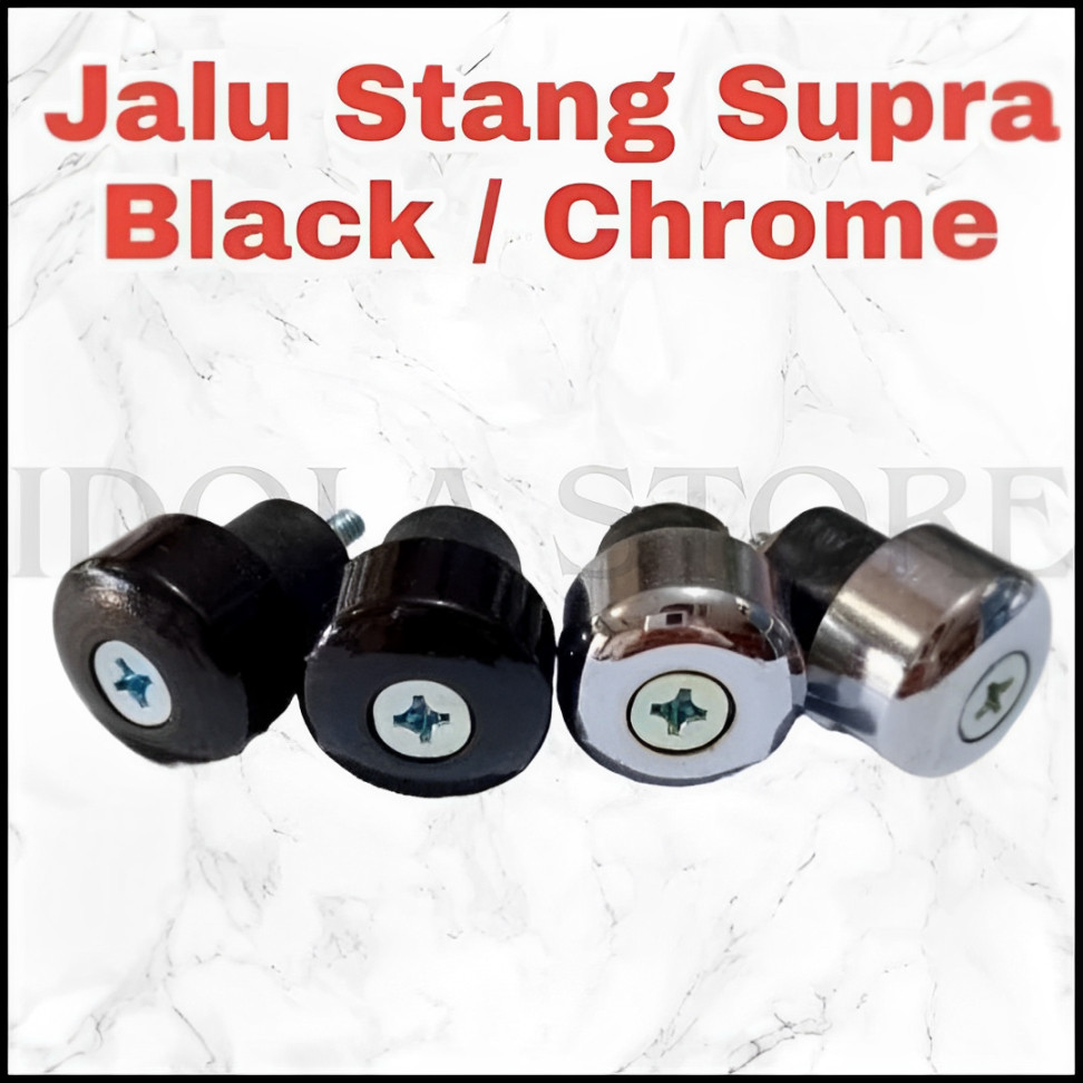 JALU BANDUL STANG HONDA SUPRA X SUPRA 125 BESI CHROME ORIGINAL Accesories Motor