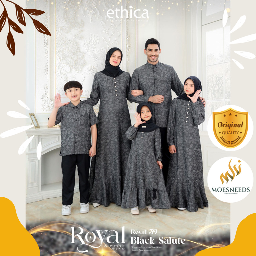 Ethica Sarimbit Keluarga Royal 39 Black Salute