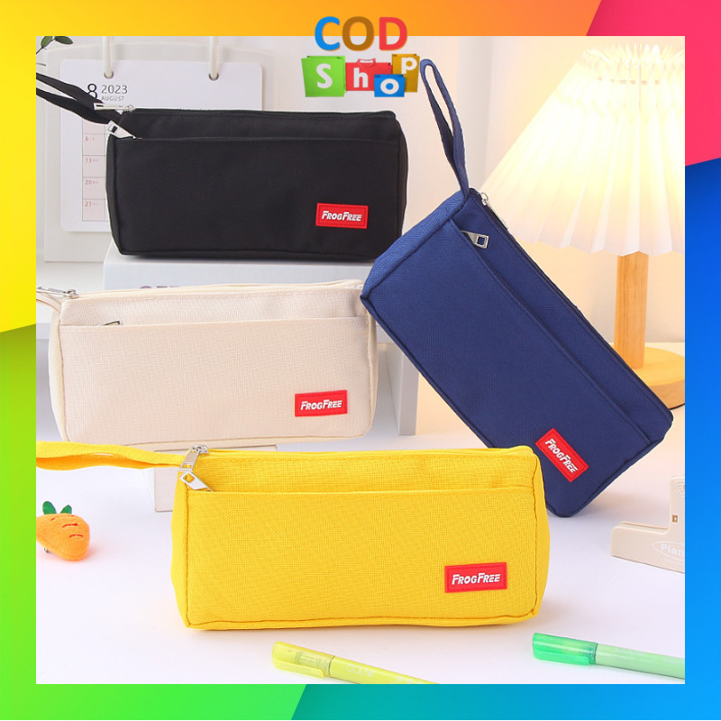 

Cod - S6454 Kotak Pensil Zipper Portabel / Tempat Alat Tulis Kapasitas Besar