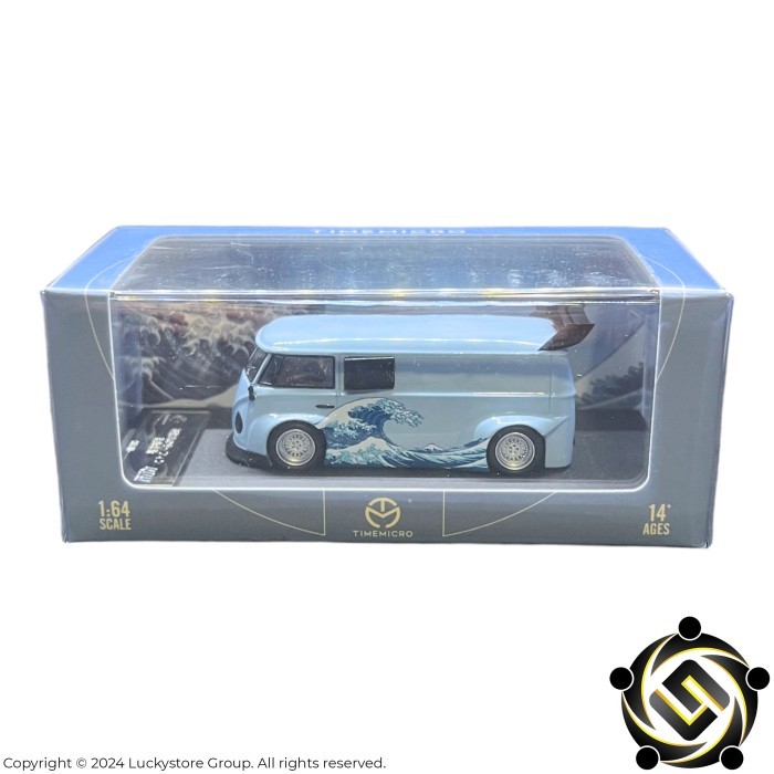 Time Micro x GDO Hunter 1:64 RWB Volkswagen VW T1 Van The Great Wave Off Kanagawa Limited