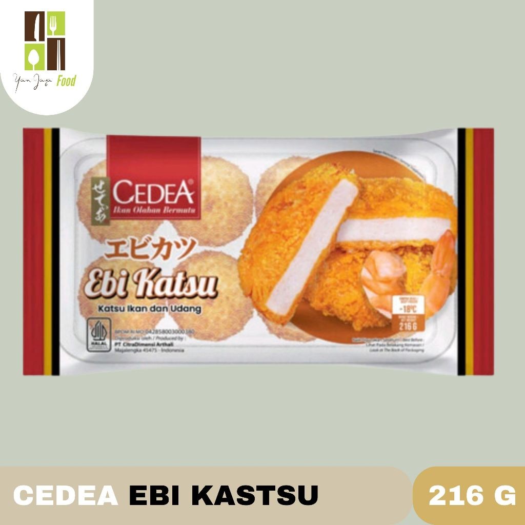 

Cedea Ebi Katsu / Kani Katsu isi 8pcs 216gram Katsu Udang/Kepiting