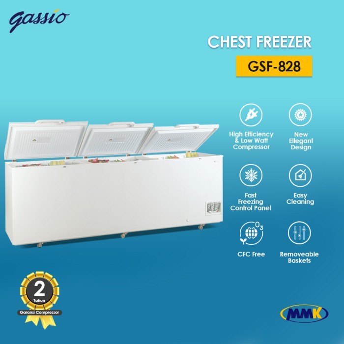 GASSIO - Chest Freezer 828 Liter / GSF-828