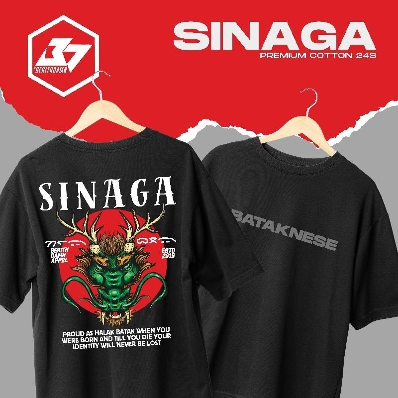 Kaos Batak Marga SINAGA Tshirt Premium Cotton