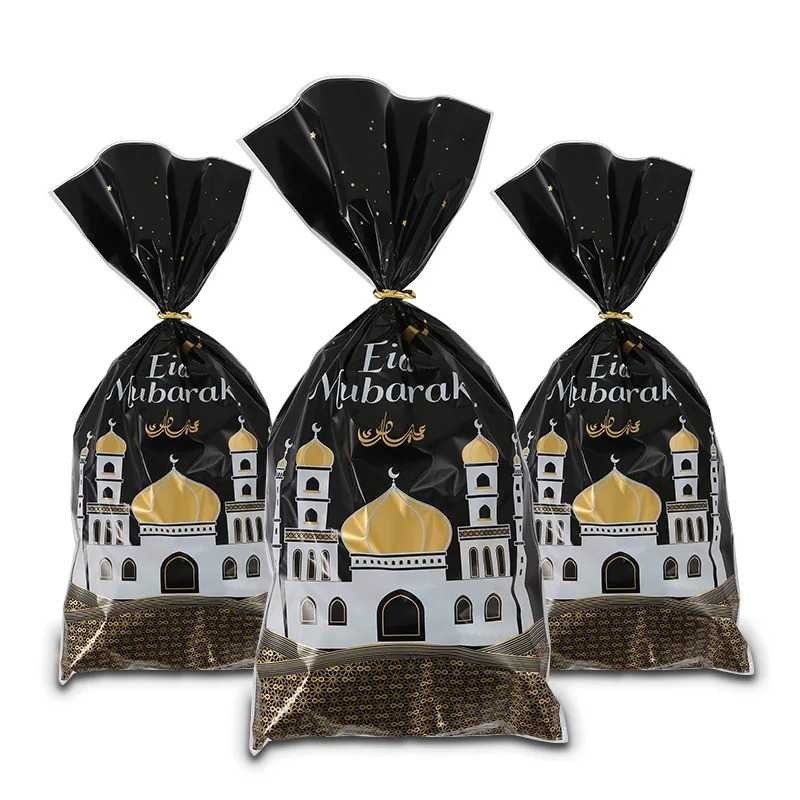 

KANSHP CYZIWEI Kantong Plastik Bingkisan Kado Eid Mubarak Gift Bag 50 PCS - CZ-5