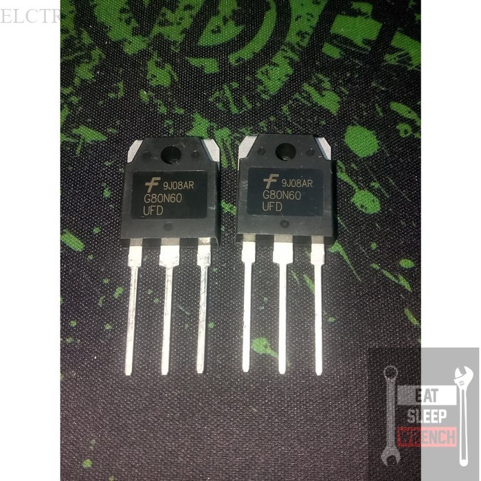 FGH80N60 SGH80N60 G80N60 80N60 80A 600V TO-3P IC Transistor dan Mosfet