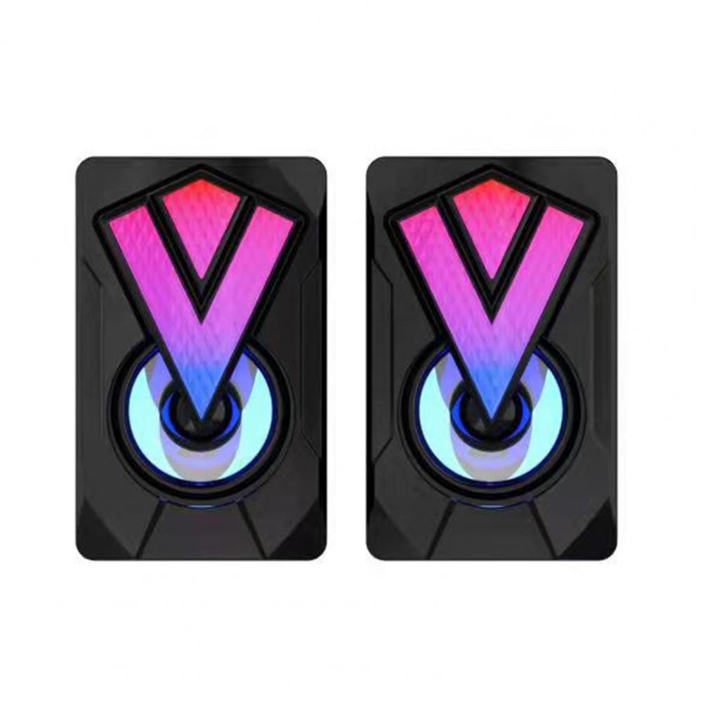 USB Speakers 1 Pair Useful Powerful Portable  PC Computer USB Speakers for DVD