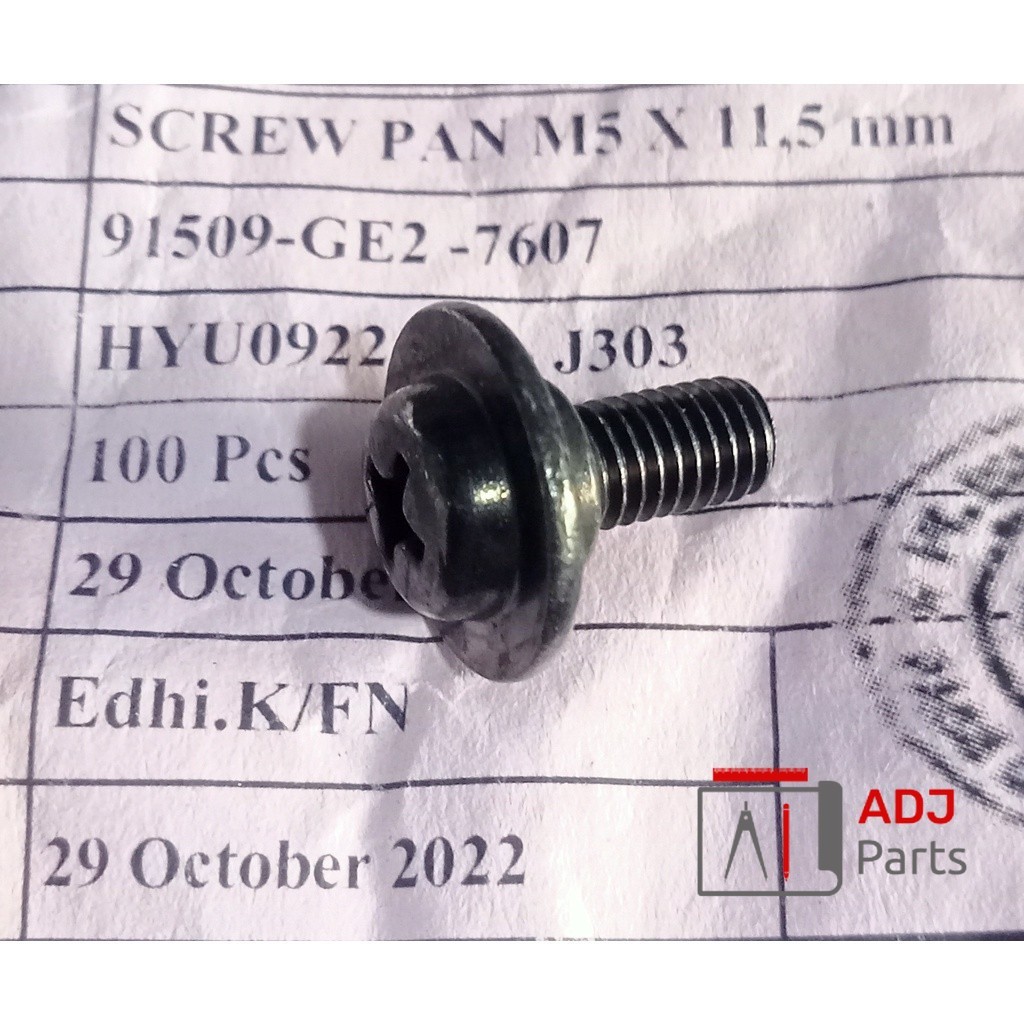 baut box body cover  baut dasi m5 × 11,5 baut 8,  original ADJ